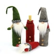 thumbnail image 5 of Cubierta de botella de vino de champán decoración de la mesa de fiesta en el hogar decoración de Navidad (rojo), 5 of 5