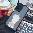 thumbnail image 4 of Agregue un toque de alegría a su iPhone con una divertida funda para teléfono plateada mate con diseño de dibujos animados, 4 of 4