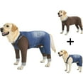 thumbnail image 6 of UOSIA Dog Overalls for Large Dogs Fashion Cute Dog Jeans Jumpsuit Vintage Washed Dog Denim Shirts Dog Jacket Onesie,30,workwear, 6 of 6