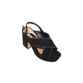 thumbnail image 1 of SANDALIAS TACONES DORELI VESTIR DAMA MUJER NEGRO GAMUZA 6009 LEON 6009-p, 1 of 3