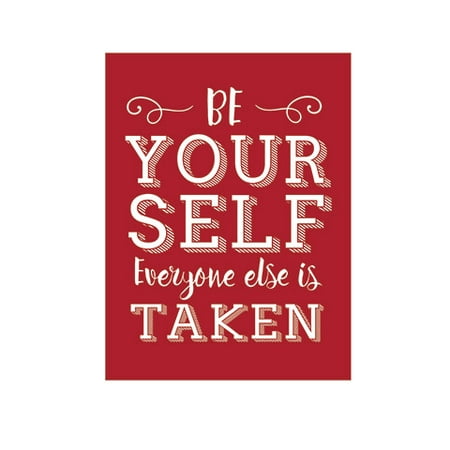 Add this Be Yourself quote stencil to your craft projects. It works great with numerous mediums, including chalks, paints, pastels, and markers.
