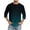 B, variant on Mens Golf Polo Gradient Three Quarter Sleeve Soft Blend Fashion Mens Sprimg Clothing,A,L