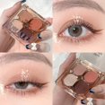 thumbnail image 4 of Sombra De Ojos De Cuatro Colores Perlado No Es Fácil De Quitar Maquillaje Estudiantes Baratos, 4 of 4