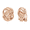 D, variant on French Knot Gold Clip on Earrings for Women Non Pierced Ears Double Hoops Gold Plated Earrings Clips Hypoallergenic Jewelry