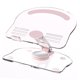thumbnail image 3 of Soporte para tableta, giratorio de 360 grados, plegable, acrílico, transparente, soporte para tableta de escritorio, color rosa, 3 of 5