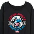 thumbnail image 3 of Marvel Captain America - Brooklyn - Women's French Terry Pullover Sweatshirt, 3 of 5