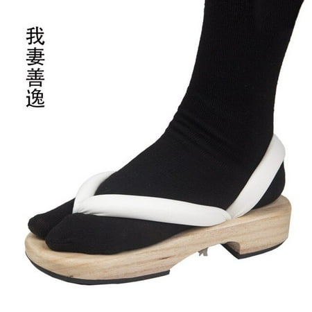 

Anime Demon Slayer Cosplay Shoes Kimetsu No Yaiba Kamado Tanjirou Clogs Sandals Kamado Nezuko Geta Agatsuma Zenitsu Flip Flops