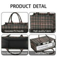 thumbnail image 4 of Large Capacity Tote Bag,Green and Red Christmas Plaid Pattern Handbag Fashion Luxury Tote Bag,15.7"x13"x 5.1" Inches,Laptop Compatible, 4 of 6