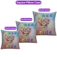 thumbnail image 3 of Peace Love Pride Exotic Shorthair with Rainbow Sunglasses LGBT LGBTQ+ Pillowcase Double Sided Cat Lover Kitten Owner Gifts Pillow Case Covers - 01004, 3 of 3