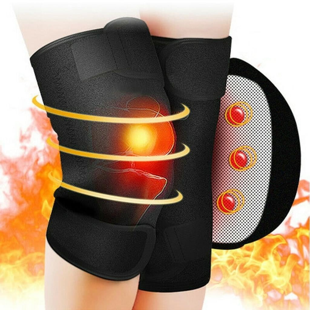Far Infrared Premium Heating Pad – Knee – Electric Heated Knee Warmer – for  Pain Relief Therapy, Muscle and Joint Stiffness, and Relaxation – for Men