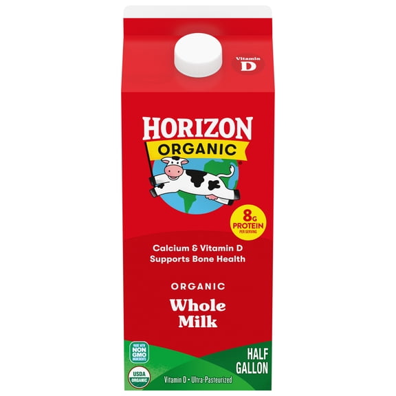 Horizon Organic Vitamin D Whole Milk, Vitamin D Whole, 64 fl oz Carton