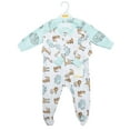 thumbnail image 2 of Hudson Baby Fleece Sleep and Play, Cute Safari, 6-9 Months, 2 of 4
