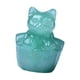 thumbnail image 5 of Estatua de gato de cristal de imitación, de mesa, colección moderna, linda escultura en miniatura Verde, 5 of 9
