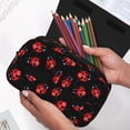 thumbnail image 6 of Kdxio Beautiful Red Ladybug for Double Compartment Pen Case Oxford Organizer with Zipper Pockets for Students Artists, 6 of 7