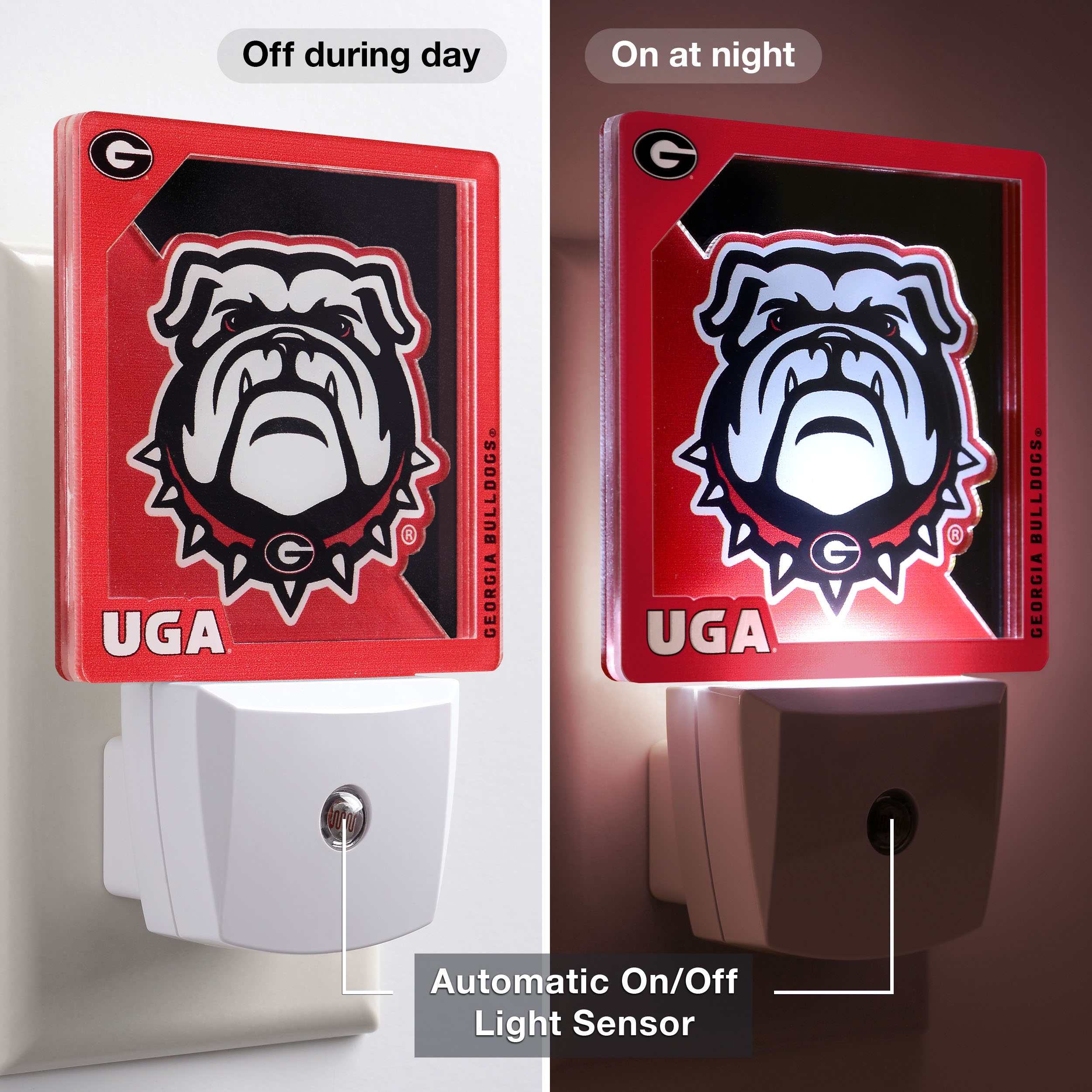 Georgia Bulldogs Logo Series Nite Light