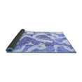 thumbnail image 2 of Ahgly Company Indoor Rectangle Abstract Blue Modern Area Rugs, 2' x 5', 2 of 4