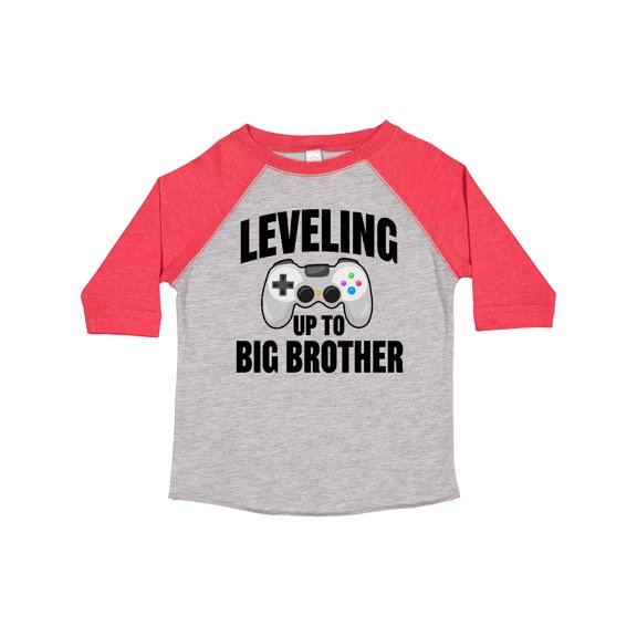 Inktastic Leveling Up to Big Brother Boys Toddler T-Shirt
