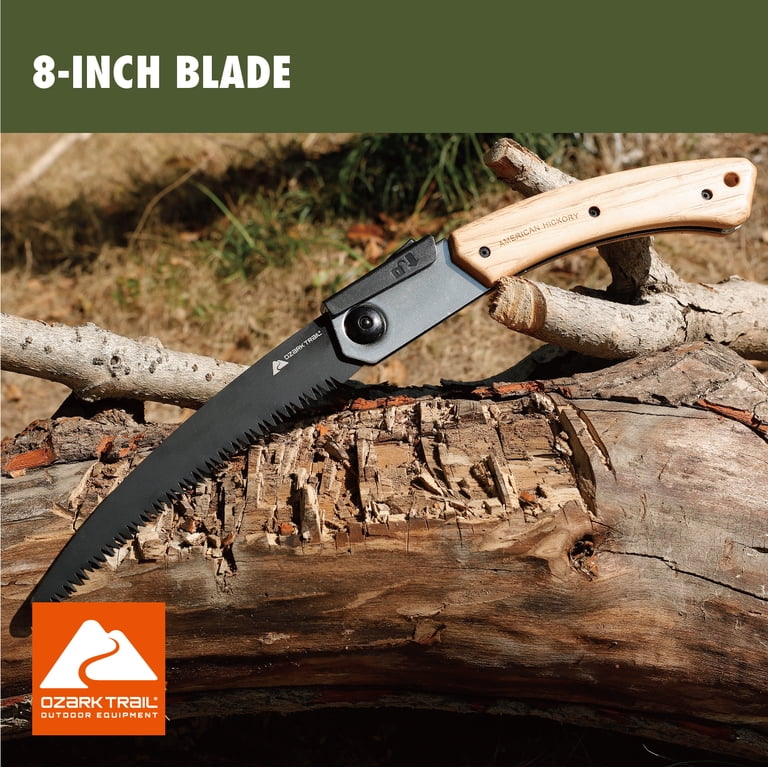 Ozark Trail Folding Camping Saw, 17-Inch, Hickory Handle photo 8