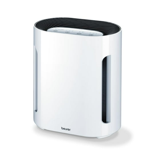 Beurer LR210 Purificador de Aire, Filtro HEPA-H13 de 3 Capas, 60 W, Modo Sueño (31 dB), Ionizador, Temporizador y Panel Táctil Iluminado, Hasta 26 m²