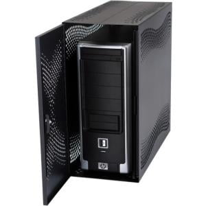 Computer Locker Xl Black Heavy Duty Secure Locking Cabinet