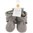 thumbnail image 2 of Hudson Baby Baby and Toddler Cozy Fleece Booties, Heather Gray, 12-18 Months, 2 of 2
