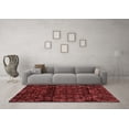 thumbnail image 3 of Ahgly Company Machine Washable Indoor Rectangle Persian Red Bohemian Area Rugs, 6' x 9', 3 of 4