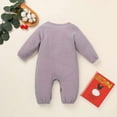 thumbnail image 7 of Zshosam Neutral Baby Clothes Interesting Infant Baby Kids Cartoon Hooded Romper Jumpsuit Clothes Size 6 9 Months,(Light Purple 6-9 Months), 7 of 7