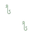 thumbnail image 4 of Injueey 20 Piezas Ganchos de Adorno de Navidad Decoración de Árbol de Navidad Ornamental 40mmVerde 2Conjunto, 4 of 6