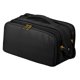 thumbnail image 1 of Bolsa de viaje para artículos de tocador, bolsa de almacenamiento de gran capacidad con portaescobillas, regalos portátiles Negro, 1 of 9