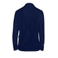 thumbnail image 4 of UTTOASFAY Women Buttons Long Sleeve Solid office Coat Cardigans Suit Jacket Long Outwear Navy 10(XL), 4 of 5
