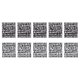 thumbnail image 1 of unbranded Calcomanías De Letras Y Números Autoadhesivas En Plata Para Y Sin Residuos, 1 of 6