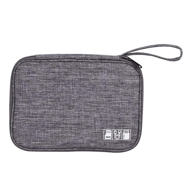 Organizador de cable electrónico Sunnimix estuche organizador electrónico gris