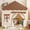 Khaki, variant on Kids Play Tent with Double Door Children's Playhouse Tents - Portable Fantasy Adventure Castle for Boys and Girls, Kids Tent with Mat, House Toys for Boys Girl Birthday, Christmas House Gift