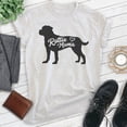 thumbnail image 2 of Rottie Mama T-shirt, Unisex Women's Shirt, Rottweiler Owner, Best Dog Mama Gift, Heather Ash, X-Small, 2 of 6