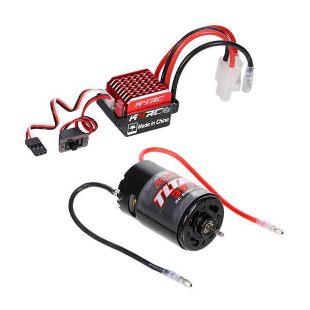 Motor cepillado RC Car 550 con 320A ESC para Axial SCX10 Axi03007 Accesorio 35T CUTICAT