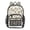Gold Leopard Print Pattern, variant on PVC Transparent Backpacks Clear Backpack for Travel and Outings Black and Red Leopard Print
