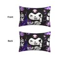 thumbnail image 2 of Funda de almohada rectangular Melody Kuromi, suave y acogedora, con cremallera oculta, para cama, sofá, decoración del hogar, 20 x 30 pulgadas, 2 of 8