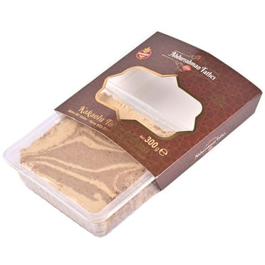 Abdurrahman Tatlıcı Halvah with Cocoa, Turkish Cacoa Tahini Halva, 10.6oz
