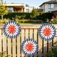 thumbnail image 6 of 3D Flower Shape Metal Wall Art for Outdoor Garden, Tool Free Installation Horticultural Decoration, Vibrant Courtyard Fence and Balcony Wall Ornament, 6 of 7