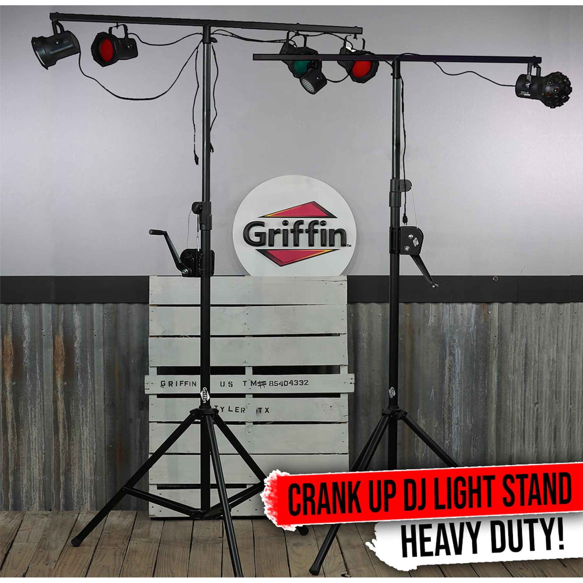 Crank Up Truss Lighting Stands - DJ Stage Light Mount Trussing Speaker System PA