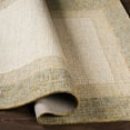 thumbnail image 5 of BoutiqueRugs Tandayag Bordered Dusty Sage Wool Area Rug - Medium Gray, Tan, Peach - 5' x 7'6", 5 of 11