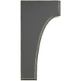 thumbnail image 2 of 3 1/2"W x 4"D x 8"H Clarksville Wood Vintage Decor Bracket, Black, 2 of 6