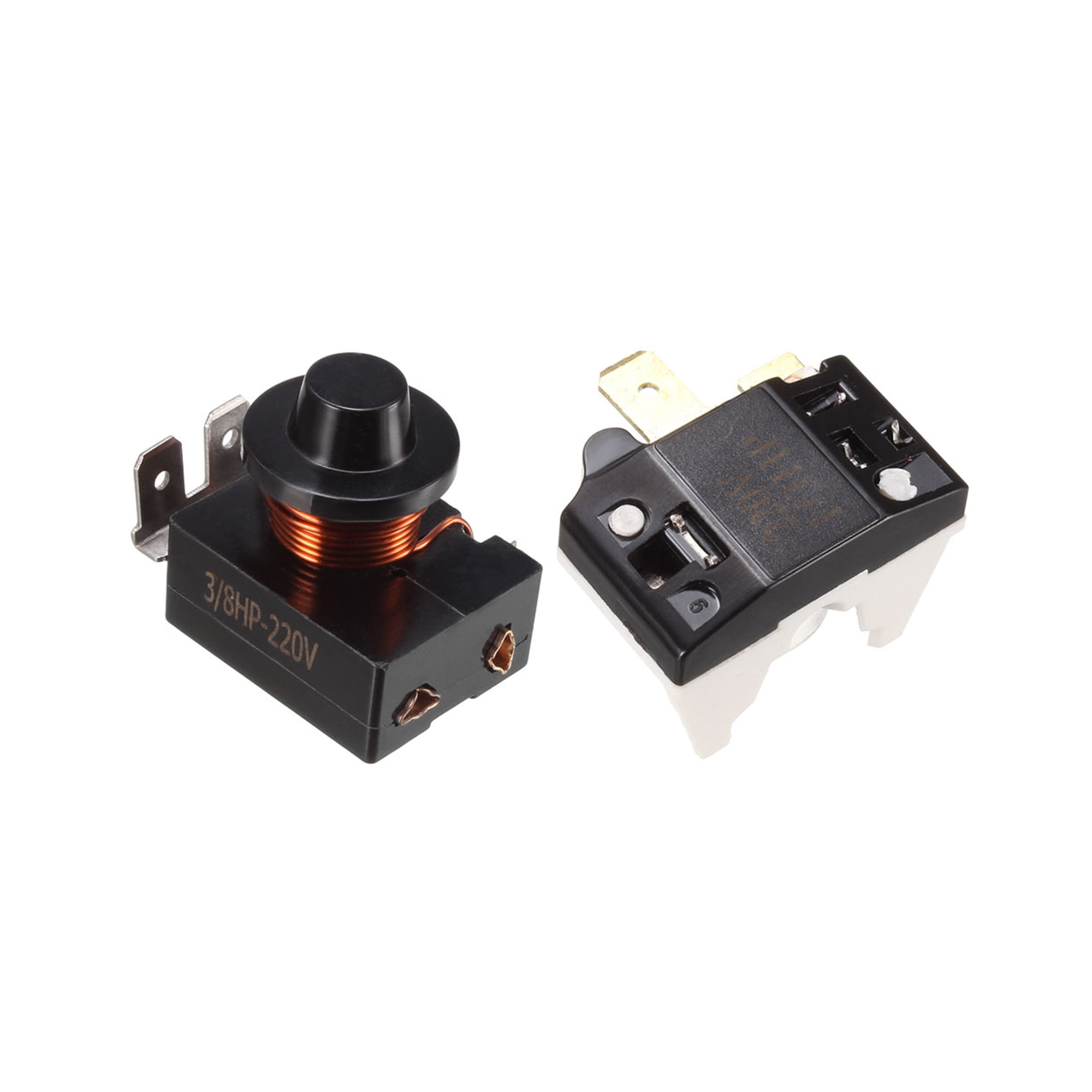 Refrigerator Starter Relay 3/8HP 280W + Compressor Thermal Overload