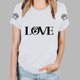 thumbnail image 5 of Tops Y Blusas de las Mujeres Estampadas Cuello Redondo Manga Corta, Poliéster Casual Top para Diario, Fiesta Y Todas las Estaciones, 5 of 8