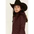 thumbnail image 2 of Shyanne Girls' Girl's Diamond Hooded Puffer Jacket - SGHO22O57-DKRED Medium, 2 of 4
