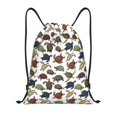 thumbnail image 1 of Saiise Various Turtle Pattern Sports Drawstring Backpack - String Swim Gym Bag with Wet Proof Pocket for Women&Men-Small, 1 of 6