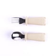 thumbnail image 2 of Stainless Steel Fork Spoon Set with Silicone Handle Durable Tableware for Kitchen Dining Camping Travel Picnic BBQ Party, 2 of 4