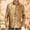 M10-Gold, variant on Men Tops Long Sleeve Dress Shirt Sequined Button Up Blouse Lapel Bright T Shirt Xl Red