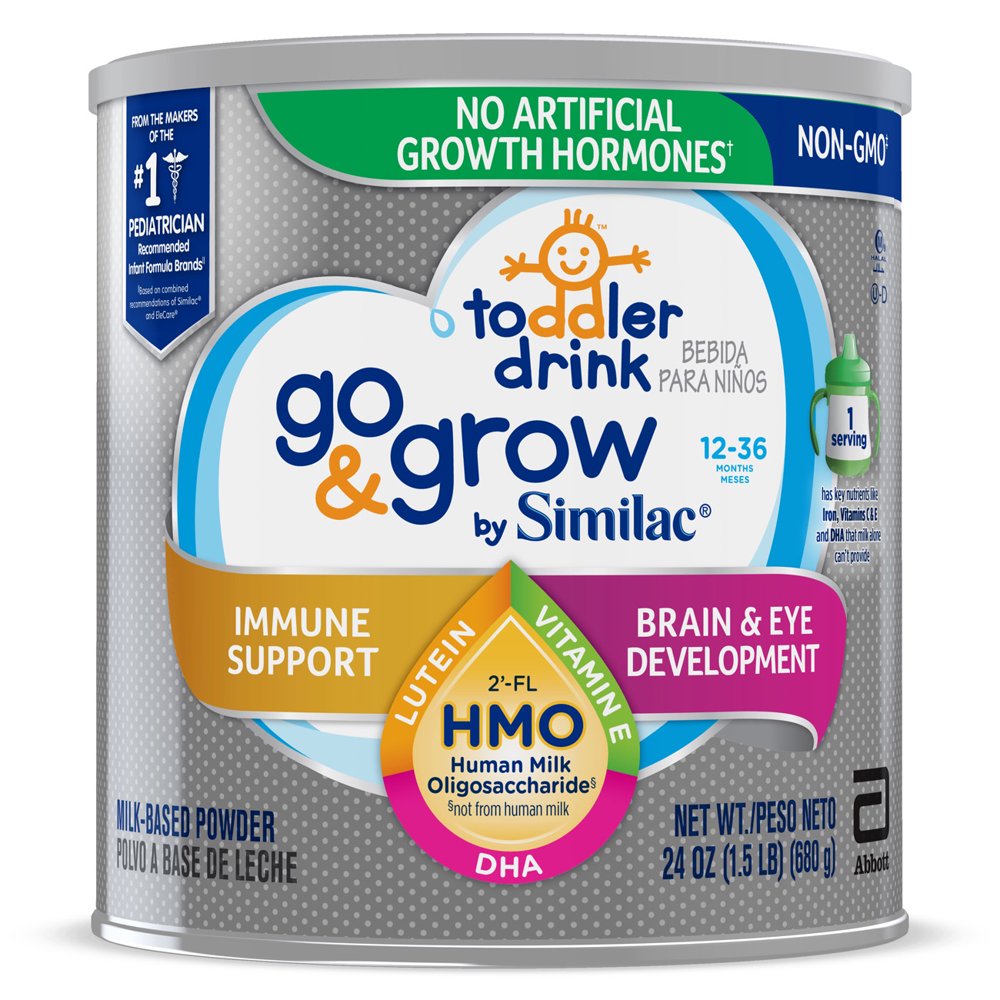 Go & Grow by Similac Toddler Drink with 2’FL HMO for Immune Support
