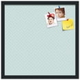 thumbnail image 2 of PinPix 20x20 Custom Cork Bulletin Board Lattice Lt Blue Poster Board Has a Fabric Style Canvas Finish, Framed in Lattice Lt Blue, by ArtToFrames (PinPix-1826), 2 of 5